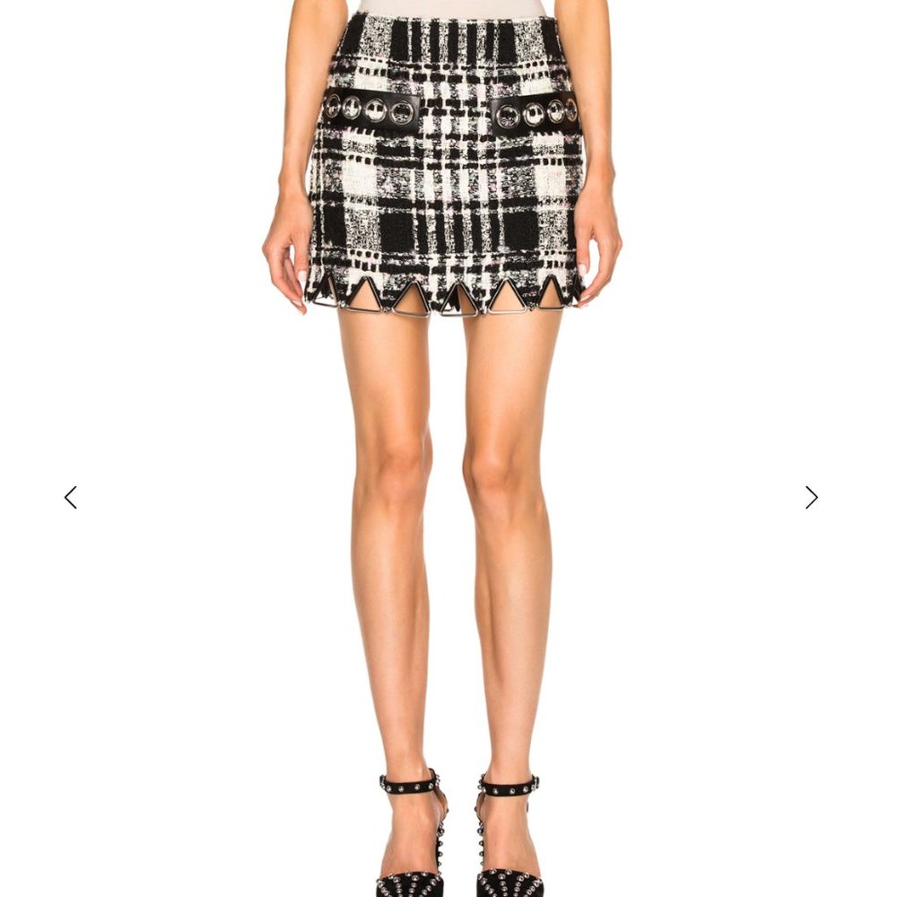 ALEXANDER WANG Mini Triangle Hem Skirt